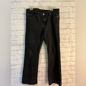 Kut from the Kloth size 14 women’s faded black jeans straight leg